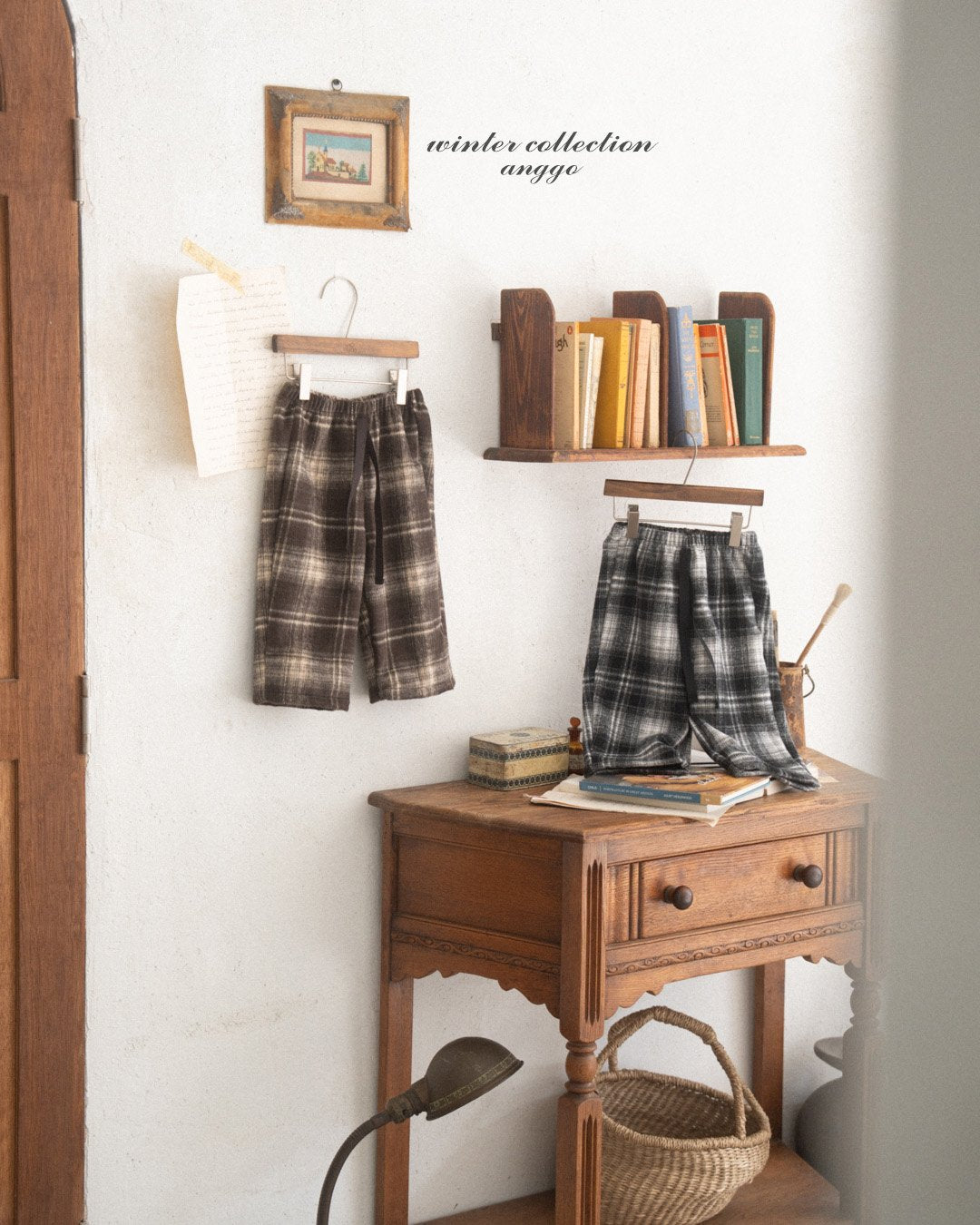 (予約) anggo / Chex pants