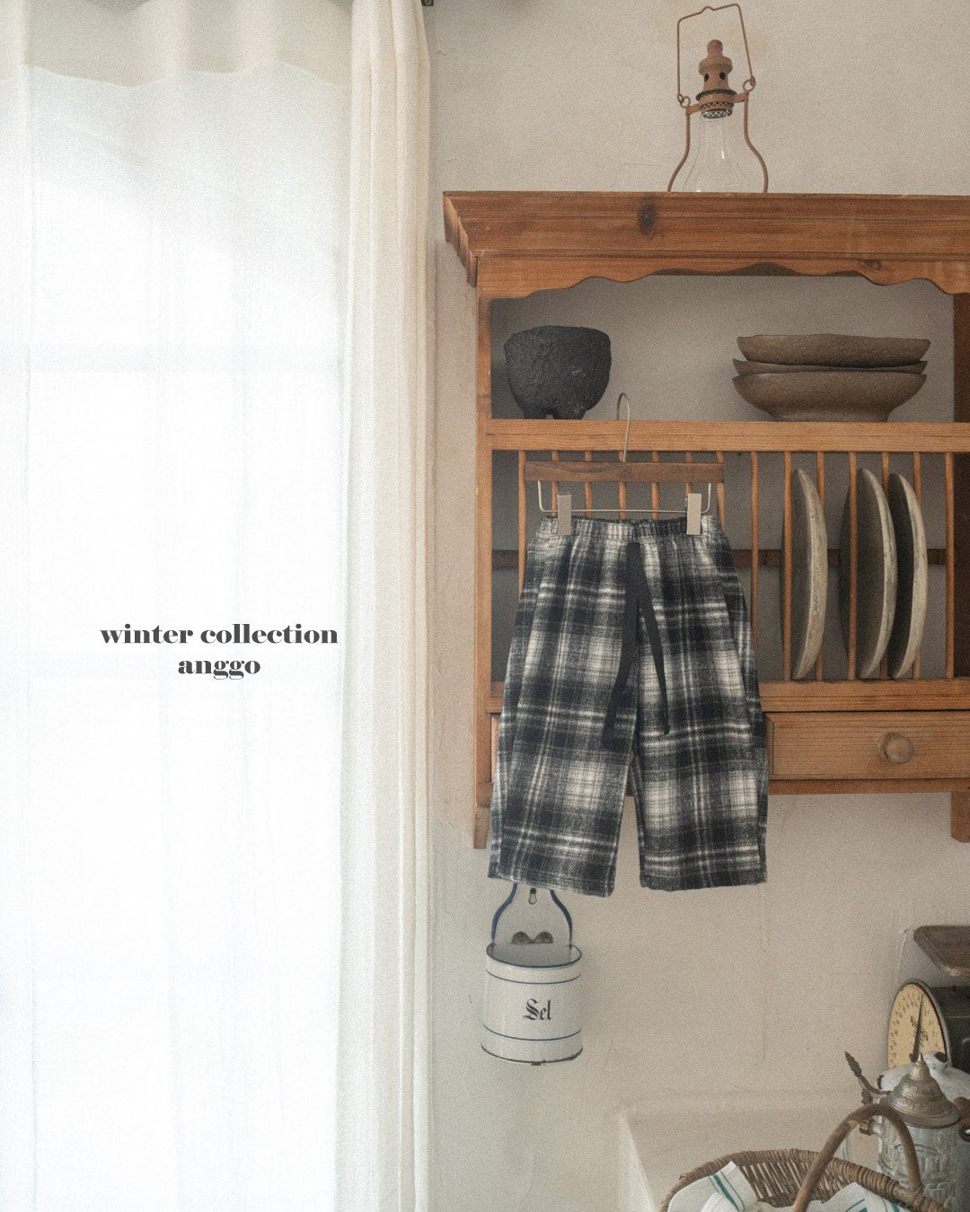 (予約) anggo / Chex pants