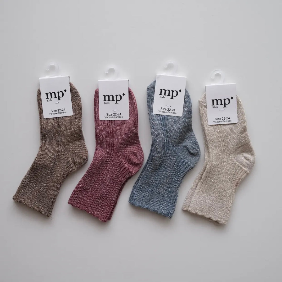 mp Denmark / Celosia glitter socks ECRU