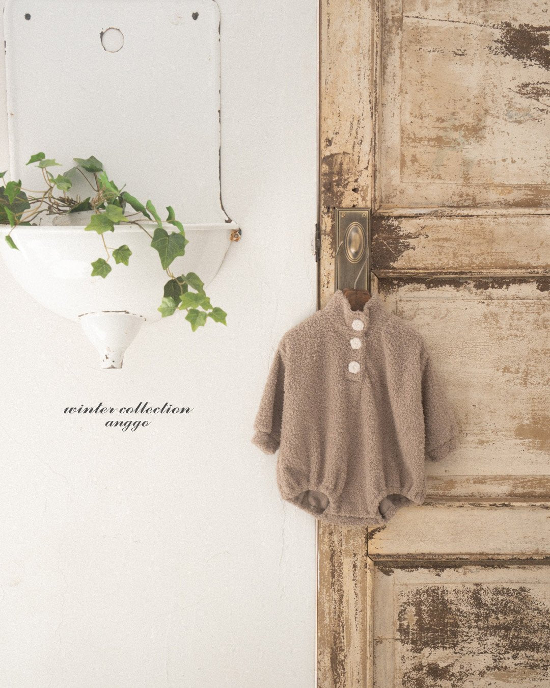 (予約) anggo / Whipped cream romper