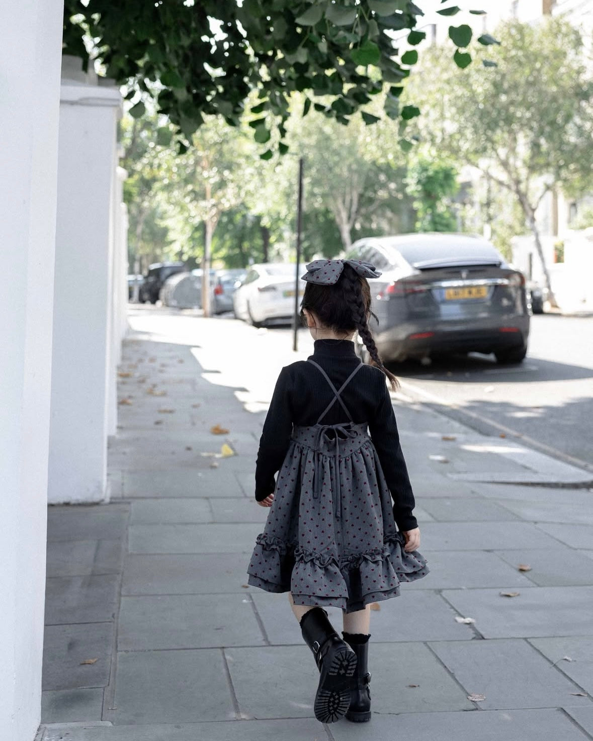 (送料無料)wonny ribbon / Heart dot skirt