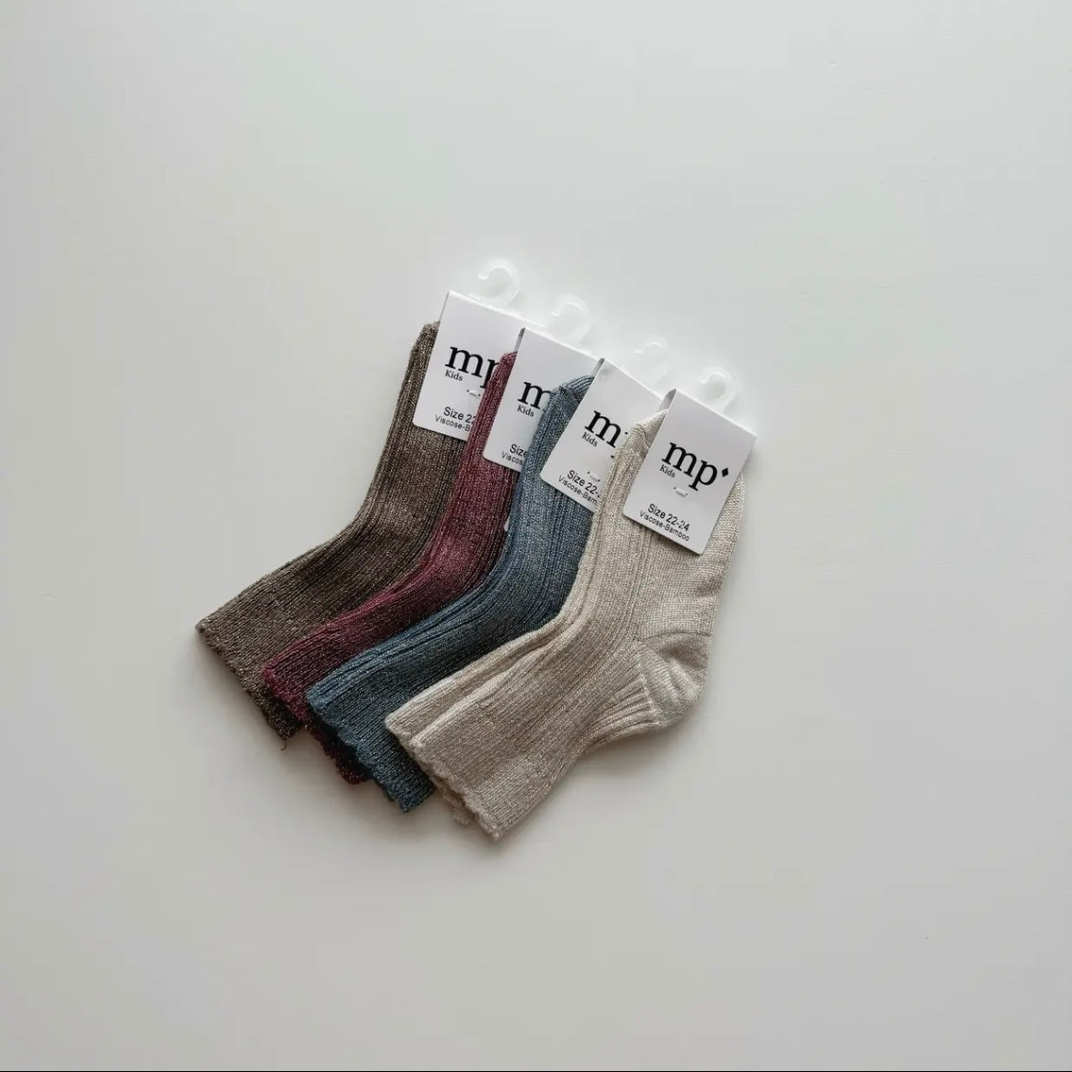 mp Denmark / Celosia glitter socks ECRU