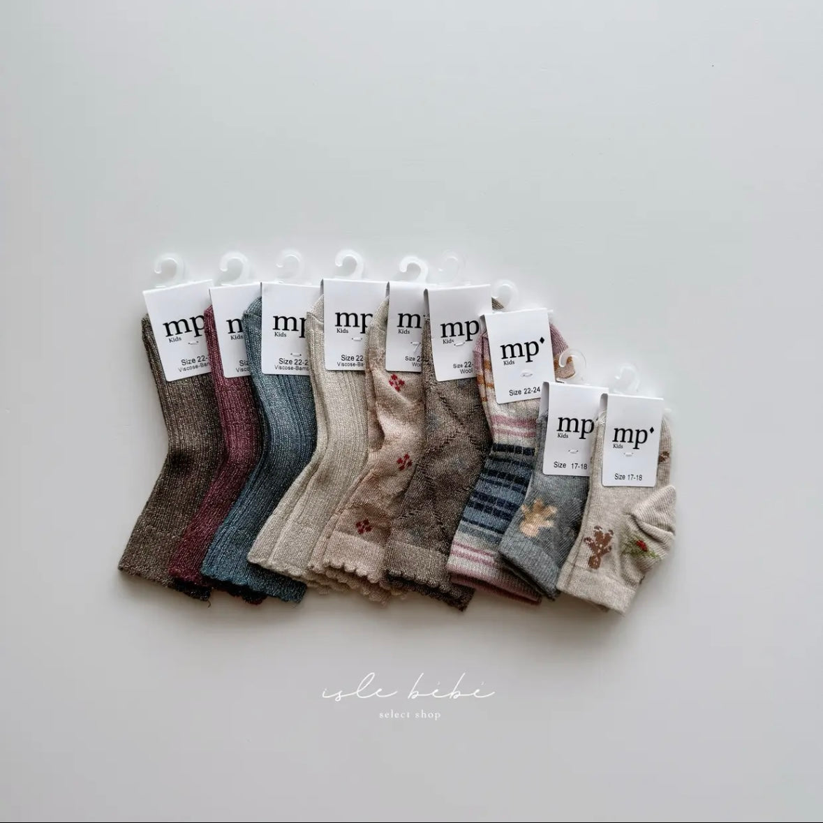 mp Denmark / Celosia glitter socks ECRU