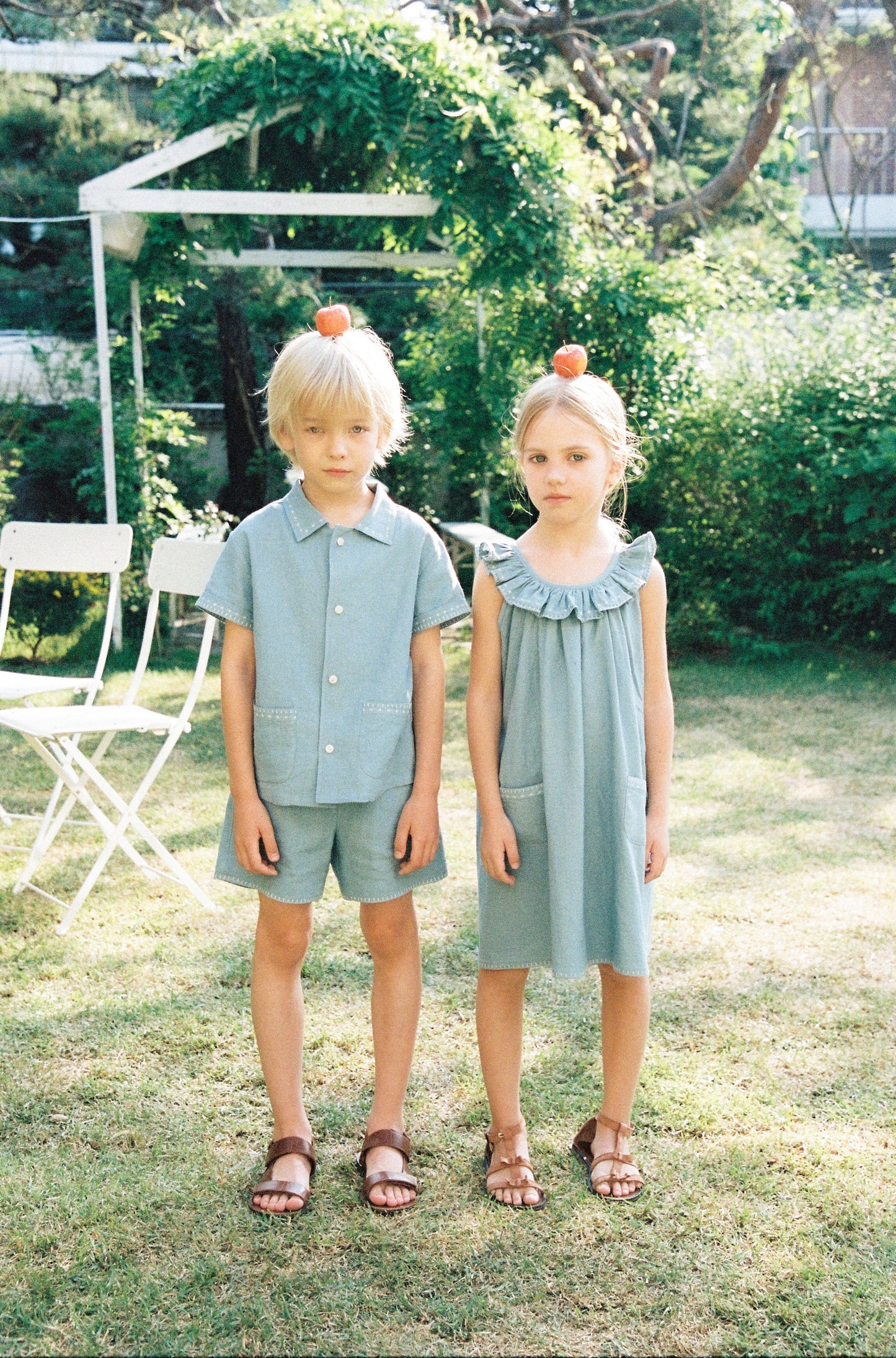 inné / marion linen dress