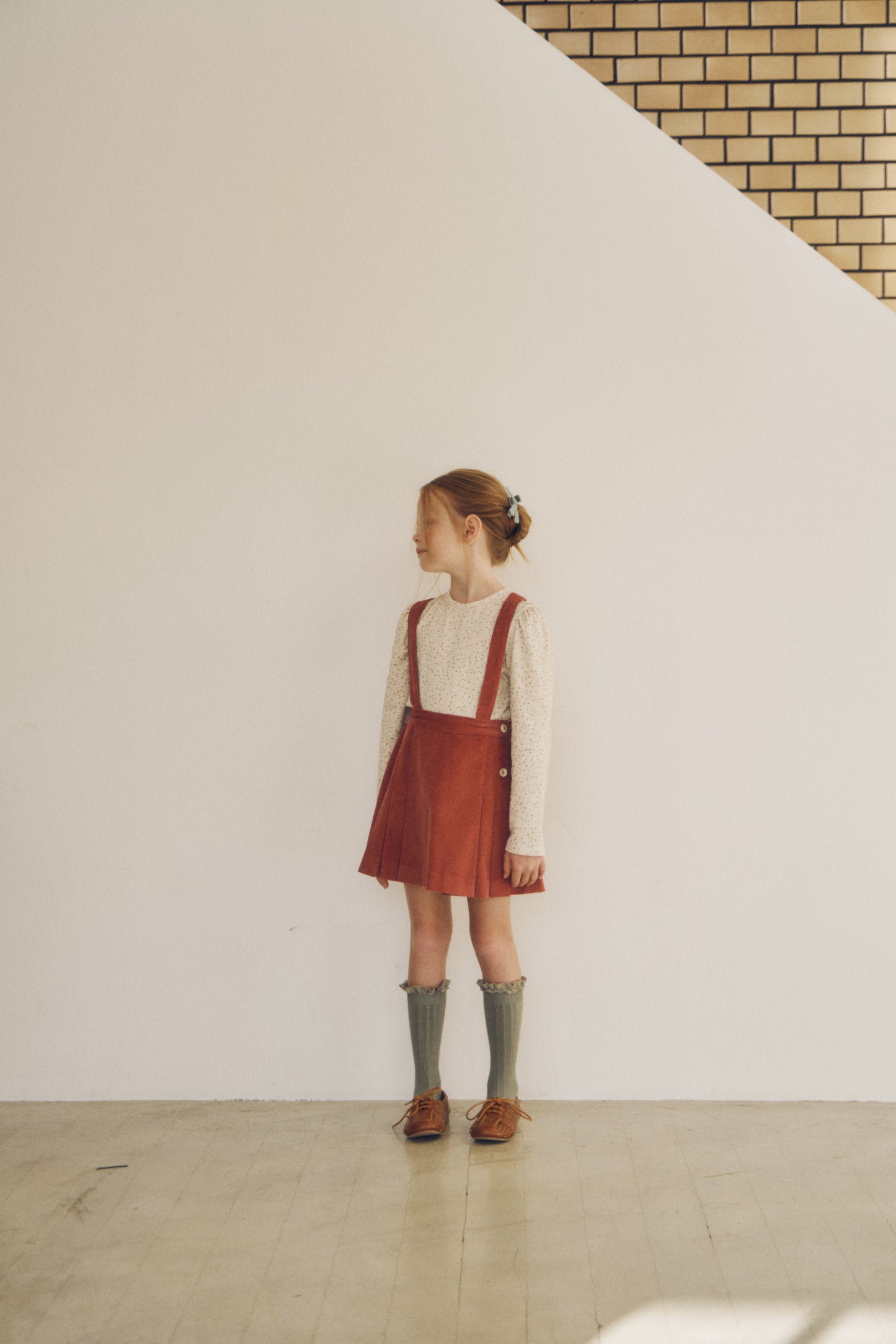 <予約> inné / Rose Pleats skirt