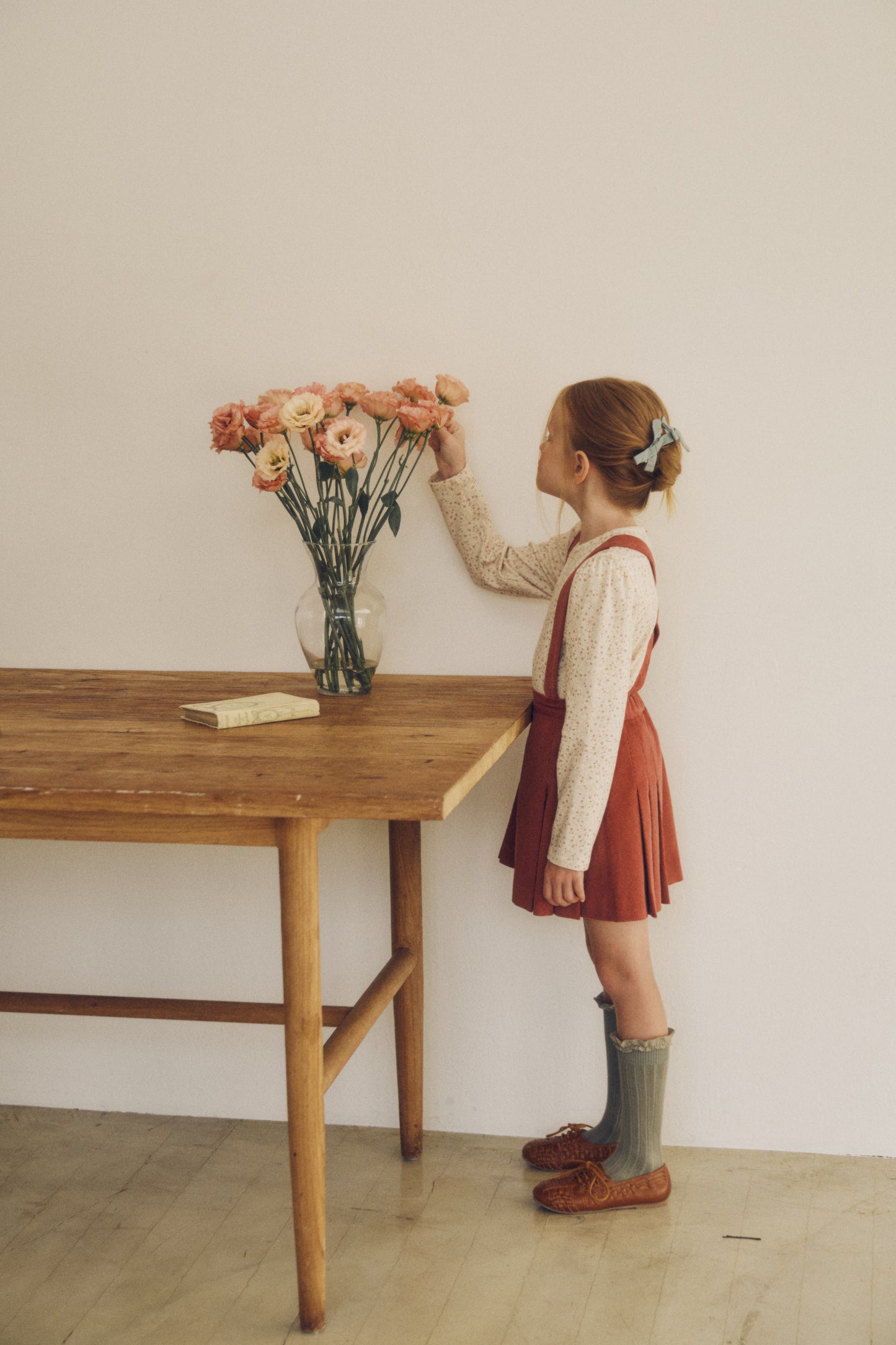 <予約> inné / Rose Pleats skirt