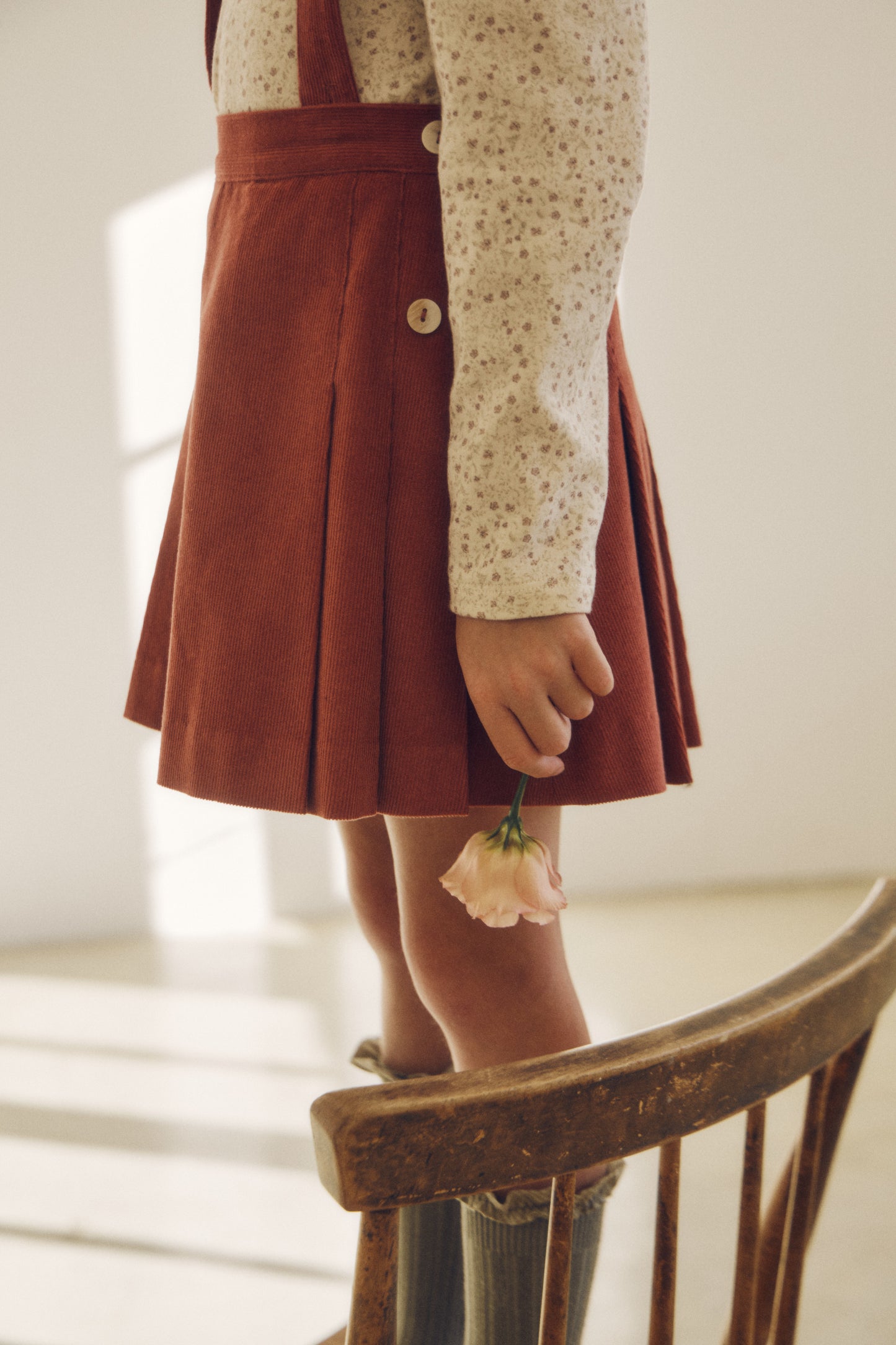 <予約> inné / Rose Pleats skirt