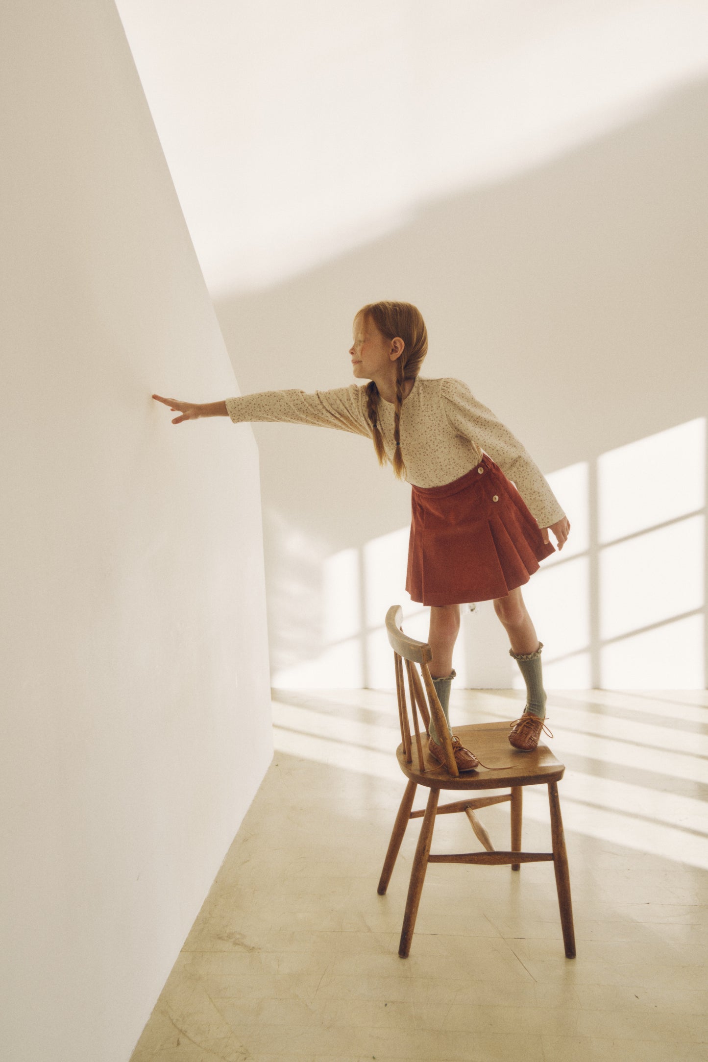 <予約> inné / Rose Pleats skirt