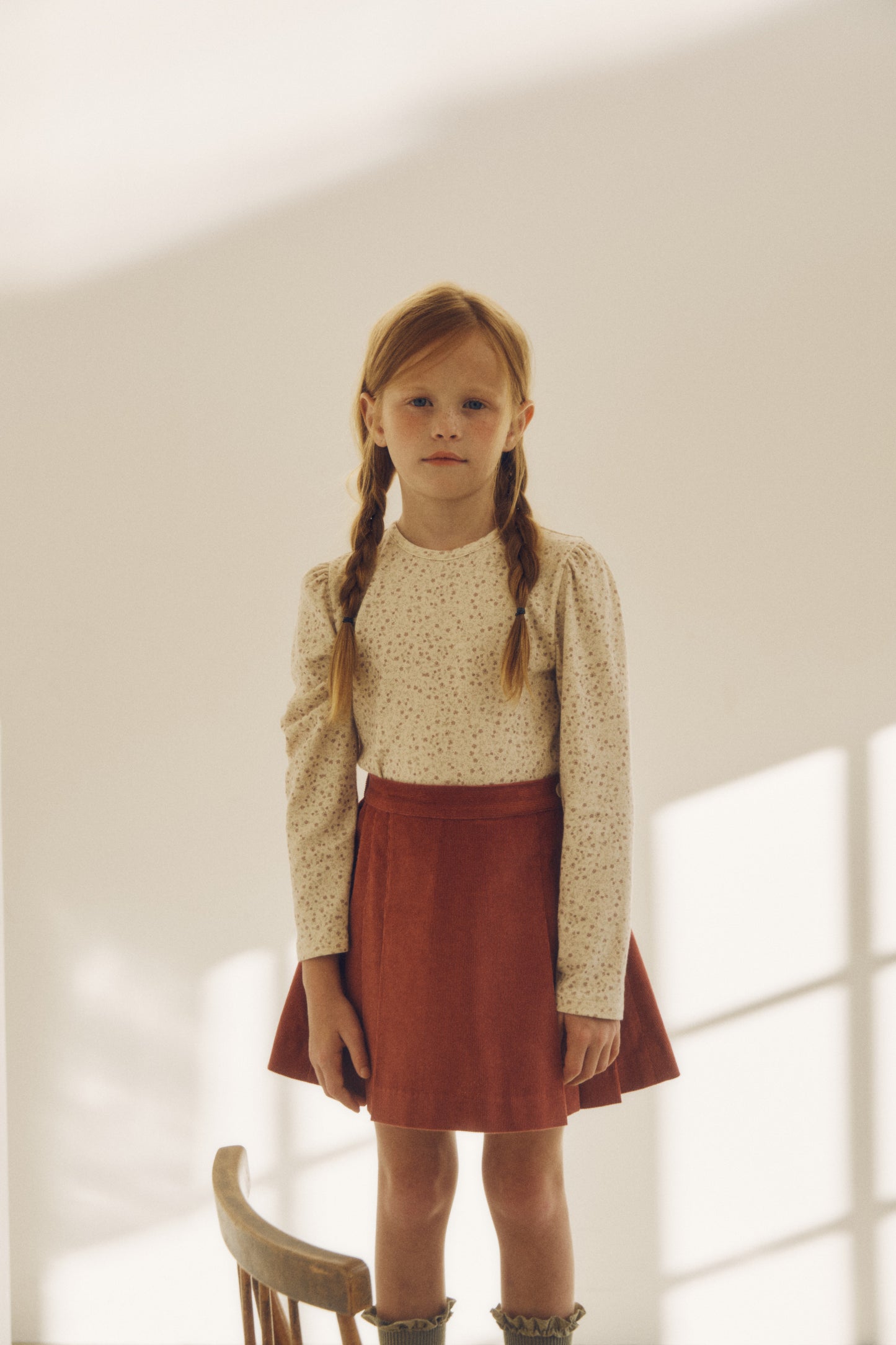 <予約> inné / Rose Pleats skirt