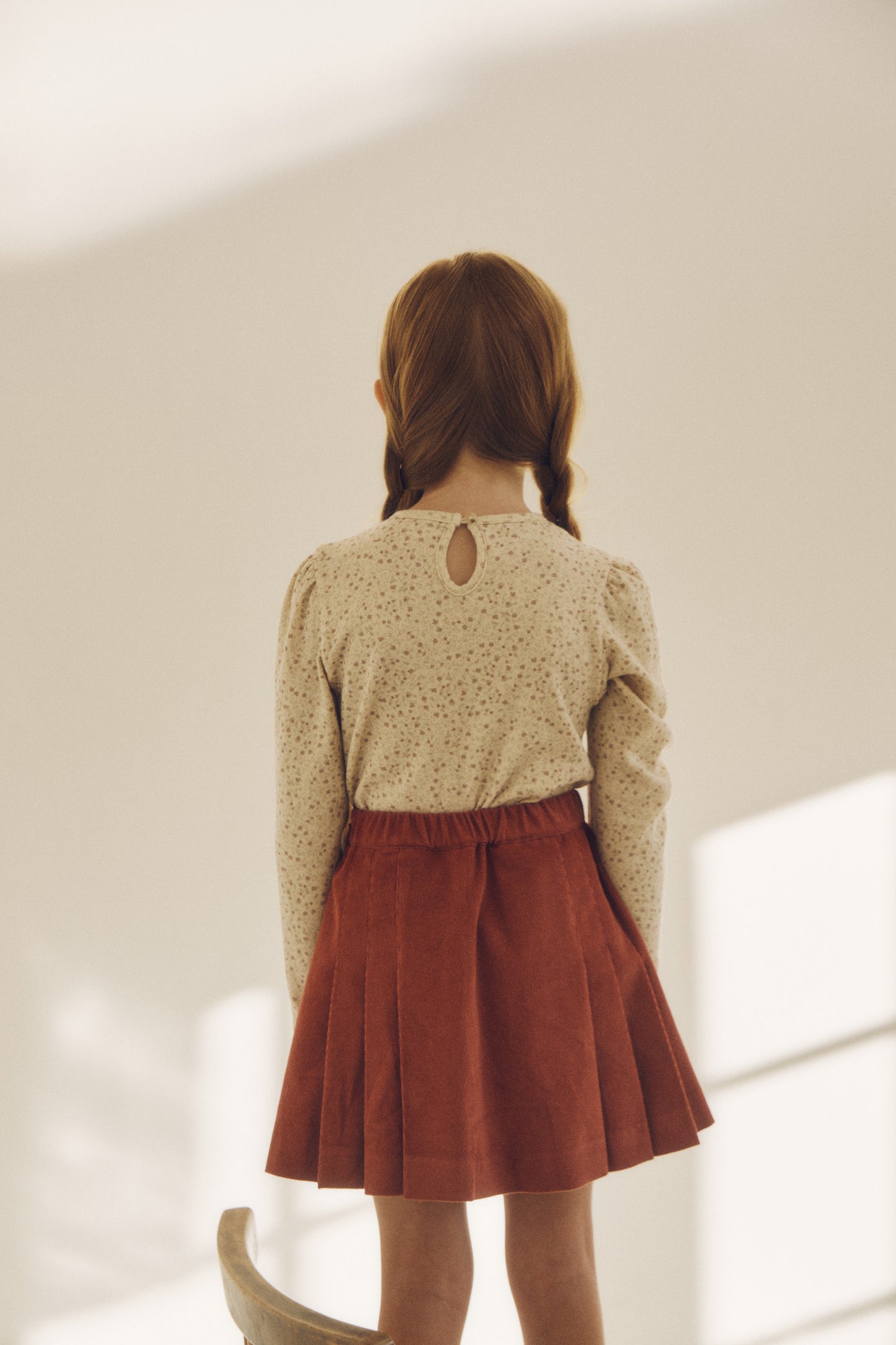 <予約> inné / Rose Pleats skirt