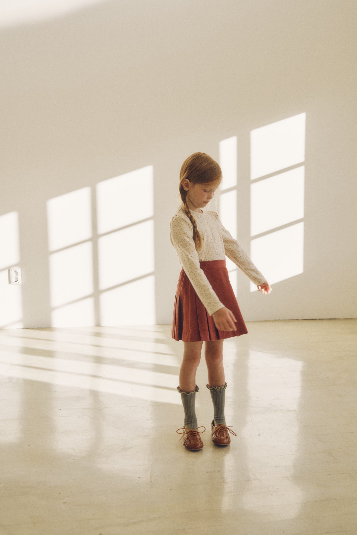 <予約> inné / Rose Pleats skirt