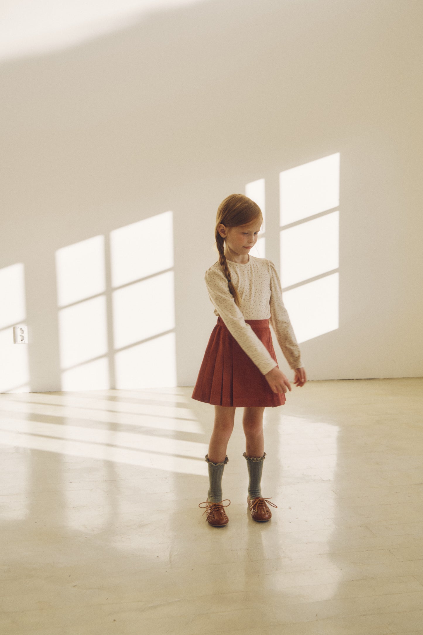 <予約> inné / Rose Pleats skirt