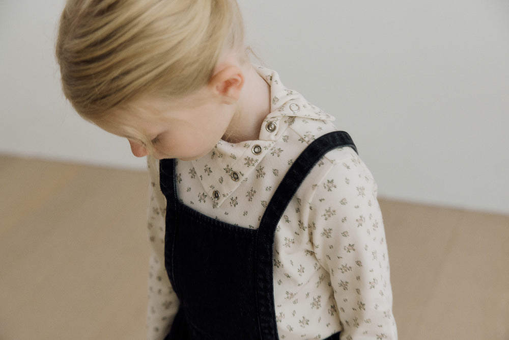 (予約) inné / Lia denim pinafore