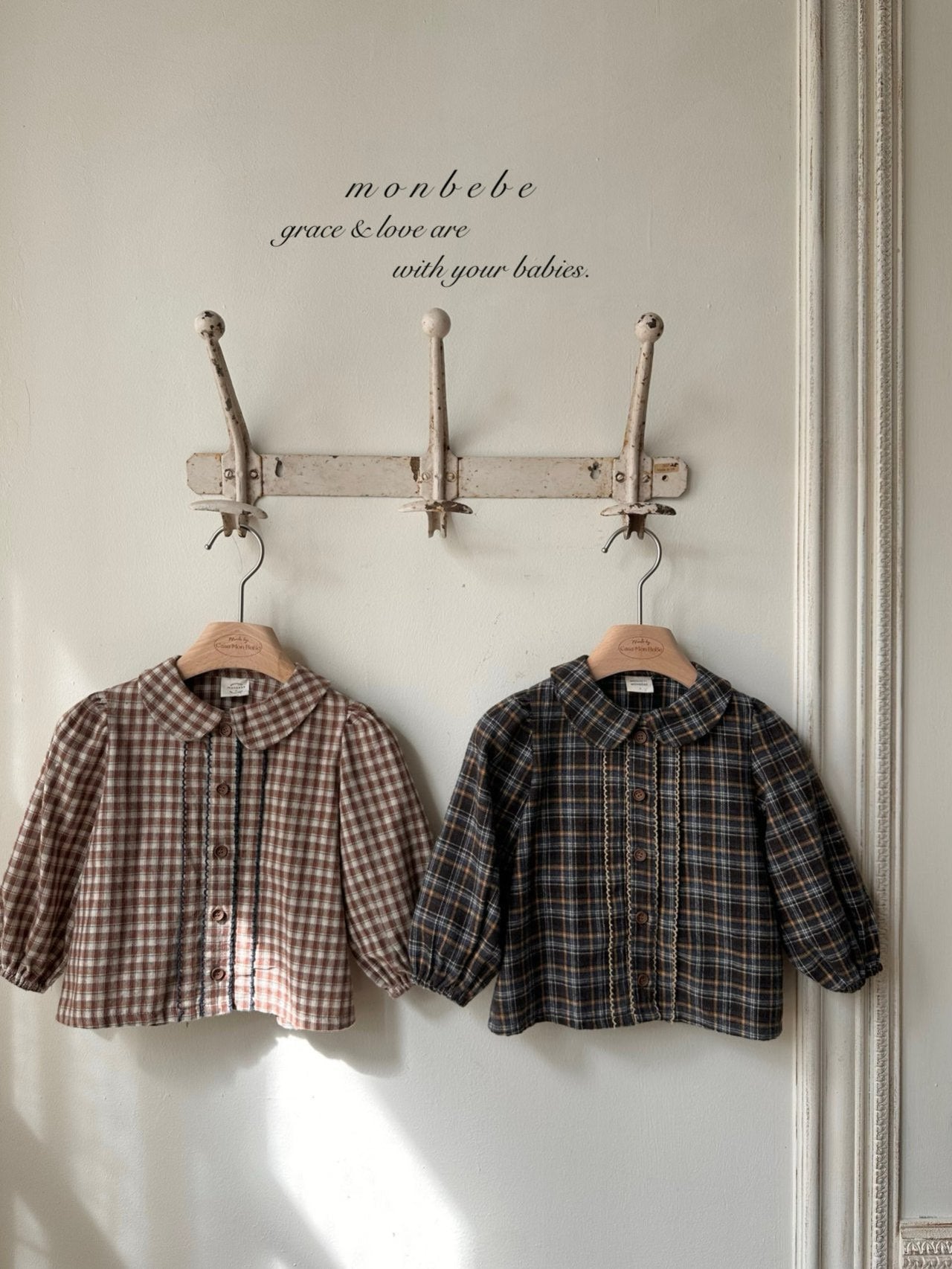 (予約) monbebe /  Lumino blouse