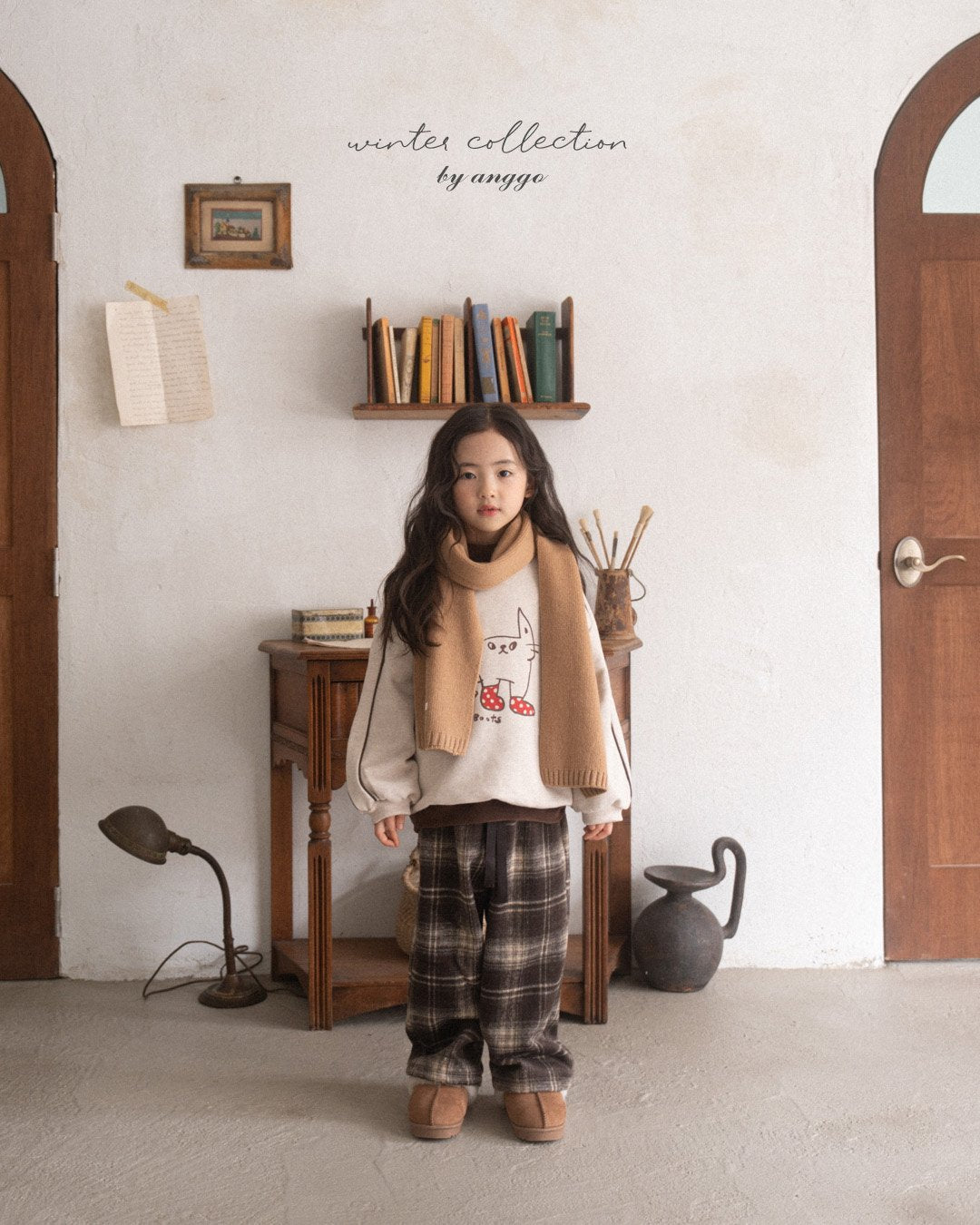 (予約) anggo / Chex pants
