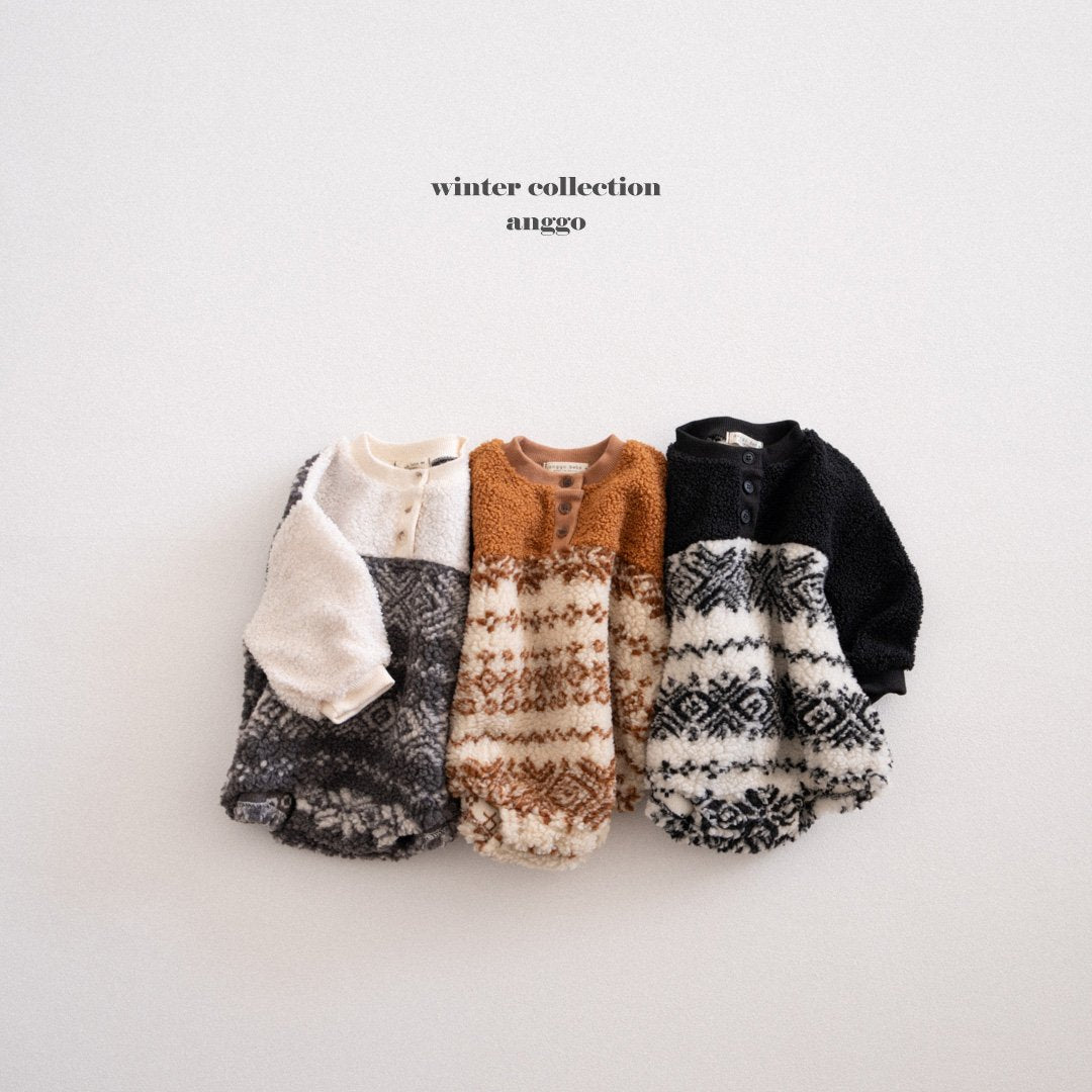 (予約) anggo / Pecan romper