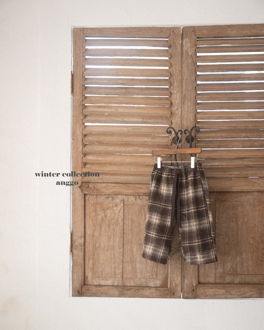(予約) anggo / Chex pants