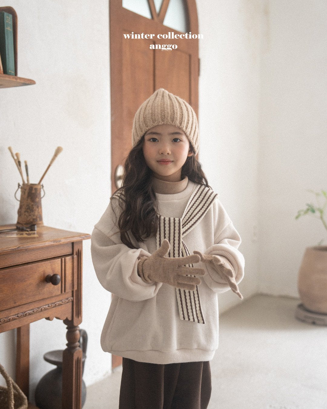 (予約) anggo / Chiffon cake shirt