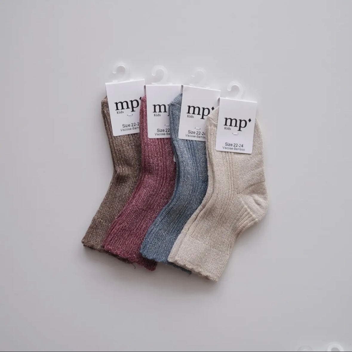 mp Denmark / Celosia glitter socks ECRU
