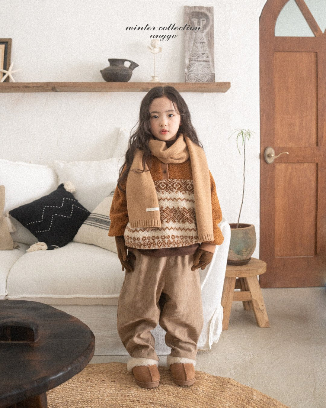 (予約) anggo / Croissant pants