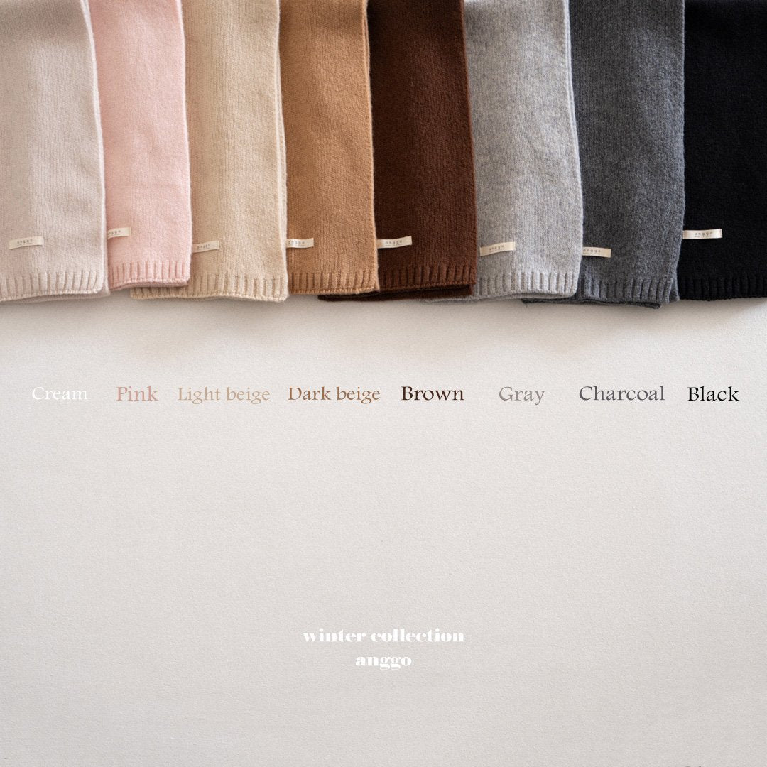 (予約) anggo / Knitwear muffler