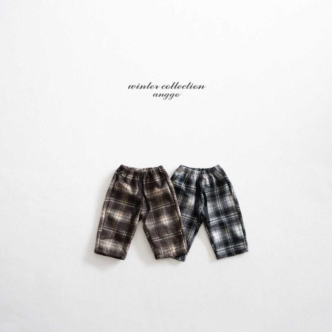 (予約) anggo / Chex pants