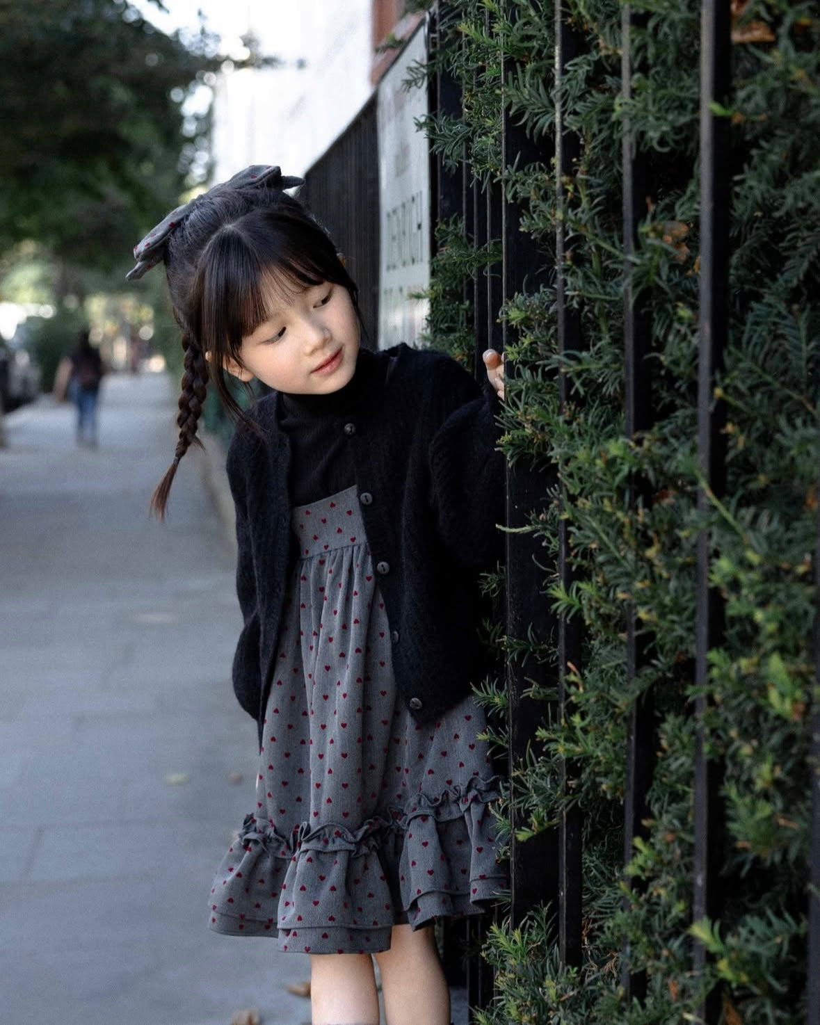 (送料無料)wonny ribbon / Heart dot skirt