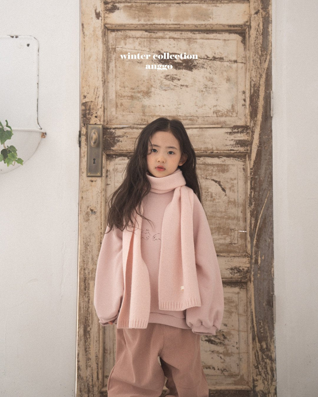 (予約) anggo / Knitwear muffler