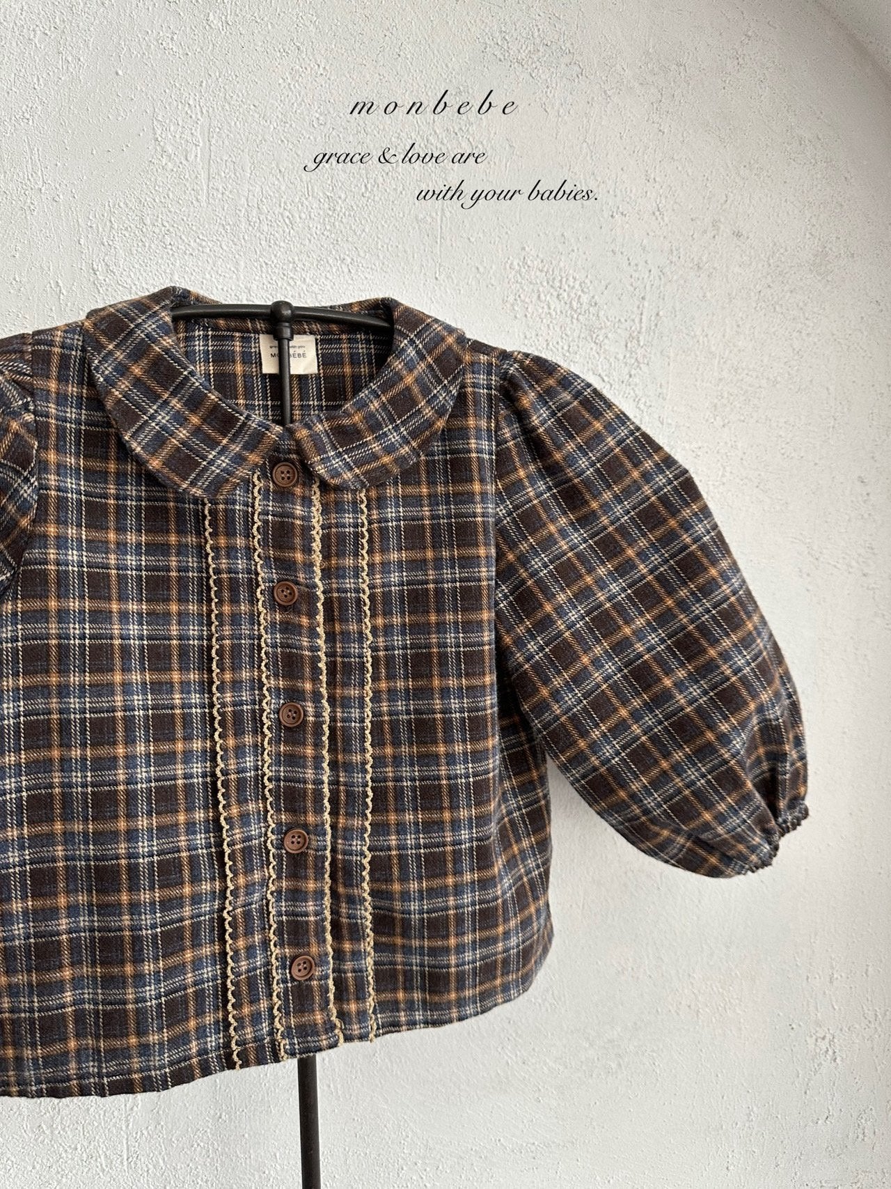 (予約) monbebe /  Lumino blouse