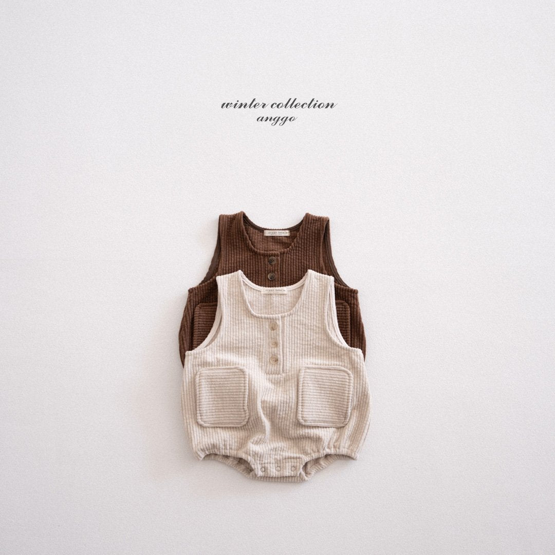 (予約) anggo / Pocky overall romper