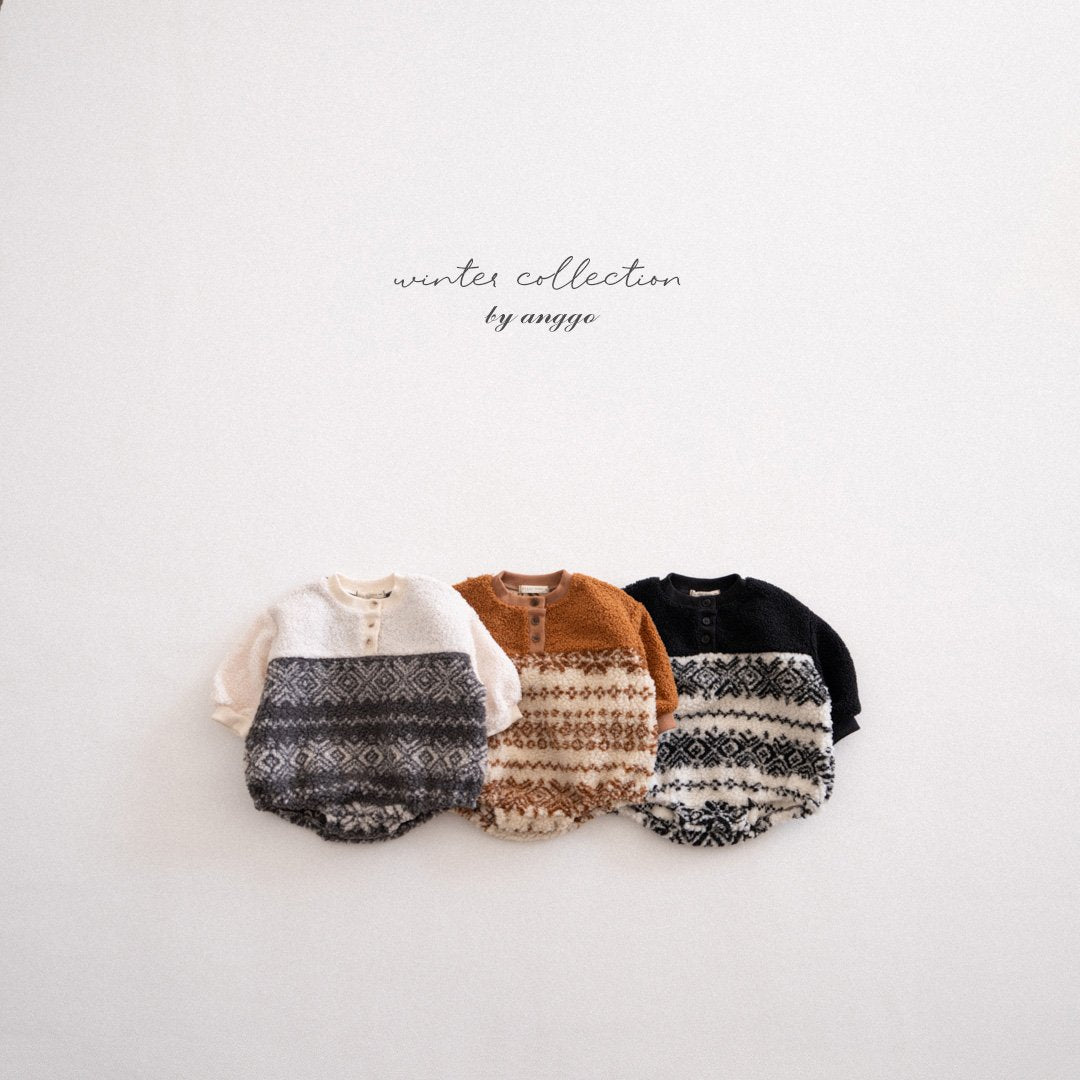 (予約) anggo / Pecan romper