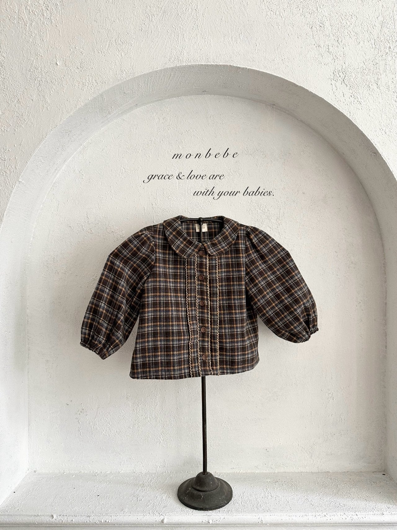 (予約) monbebe /  Lumino blouse