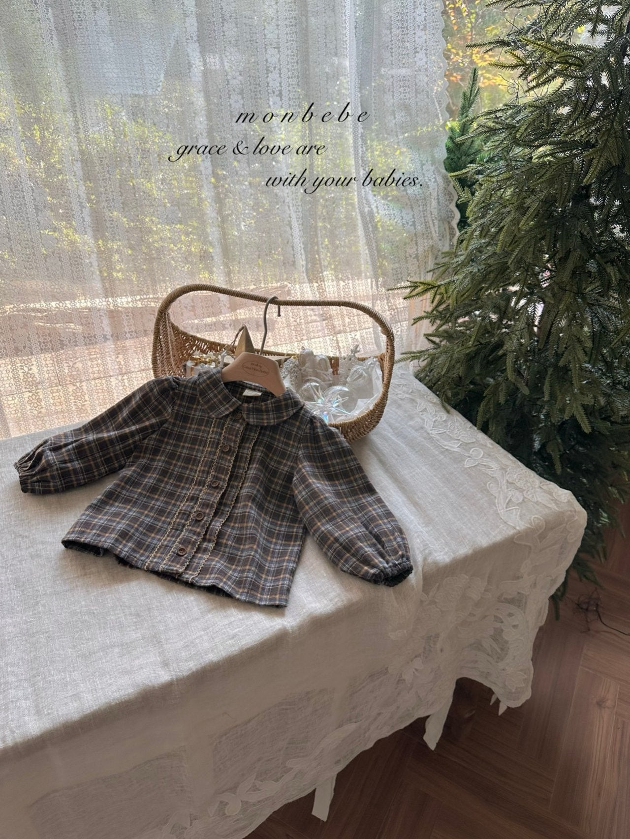 (予約) monbebe /  Lumino blouse