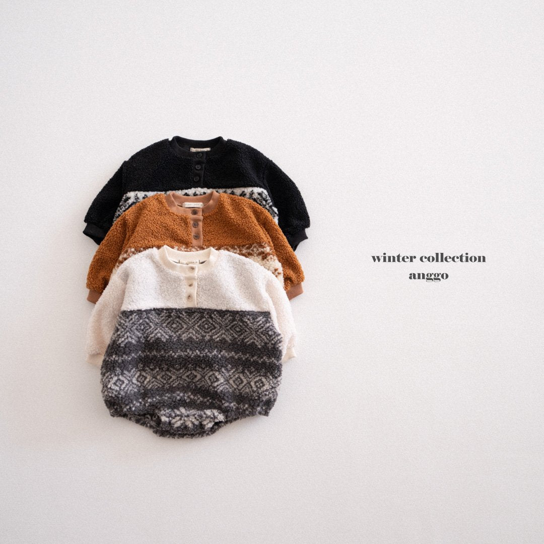 (予約) anggo / Pecan romper