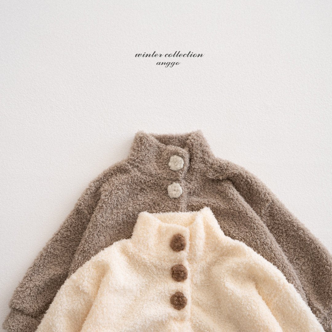 (予約) anggo / Whipped cream romper