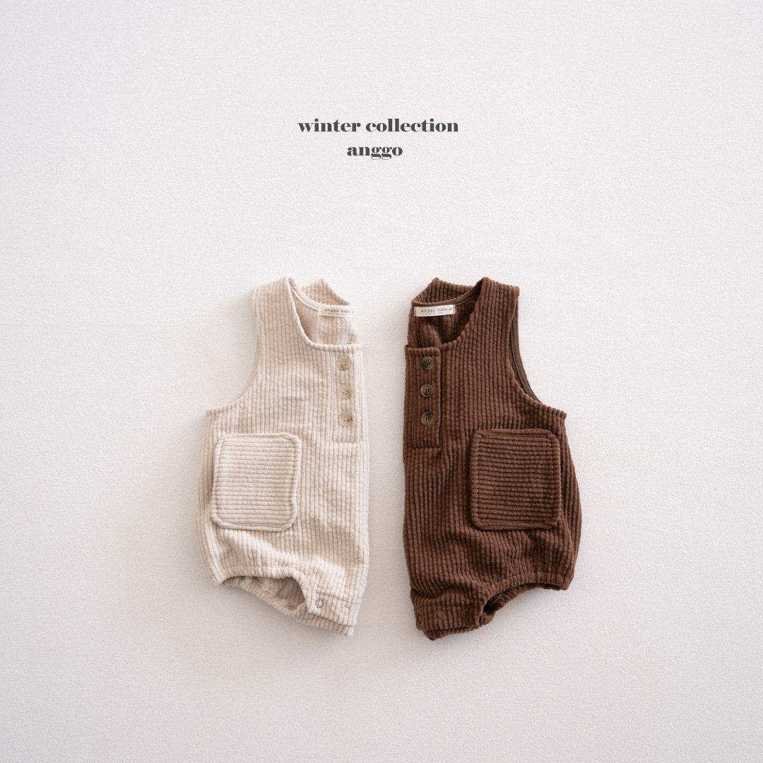 (予約) anggo / Pocky overall romper