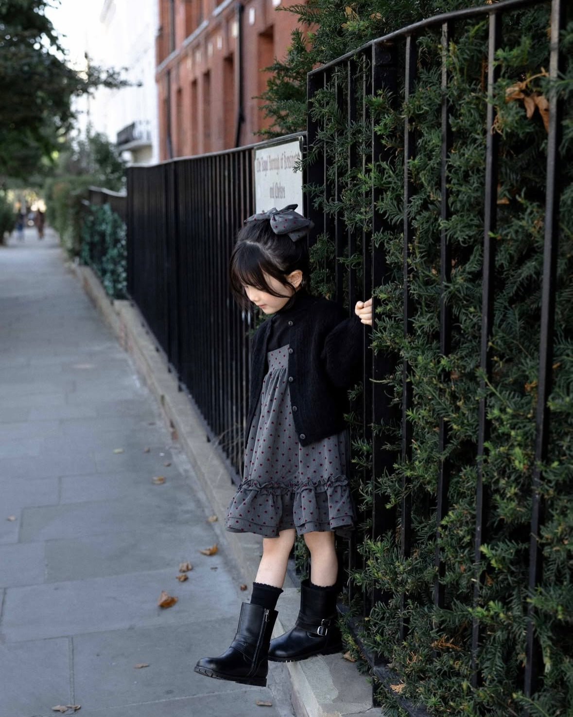 (送料無料)wonny ribbon / Heart dot skirt