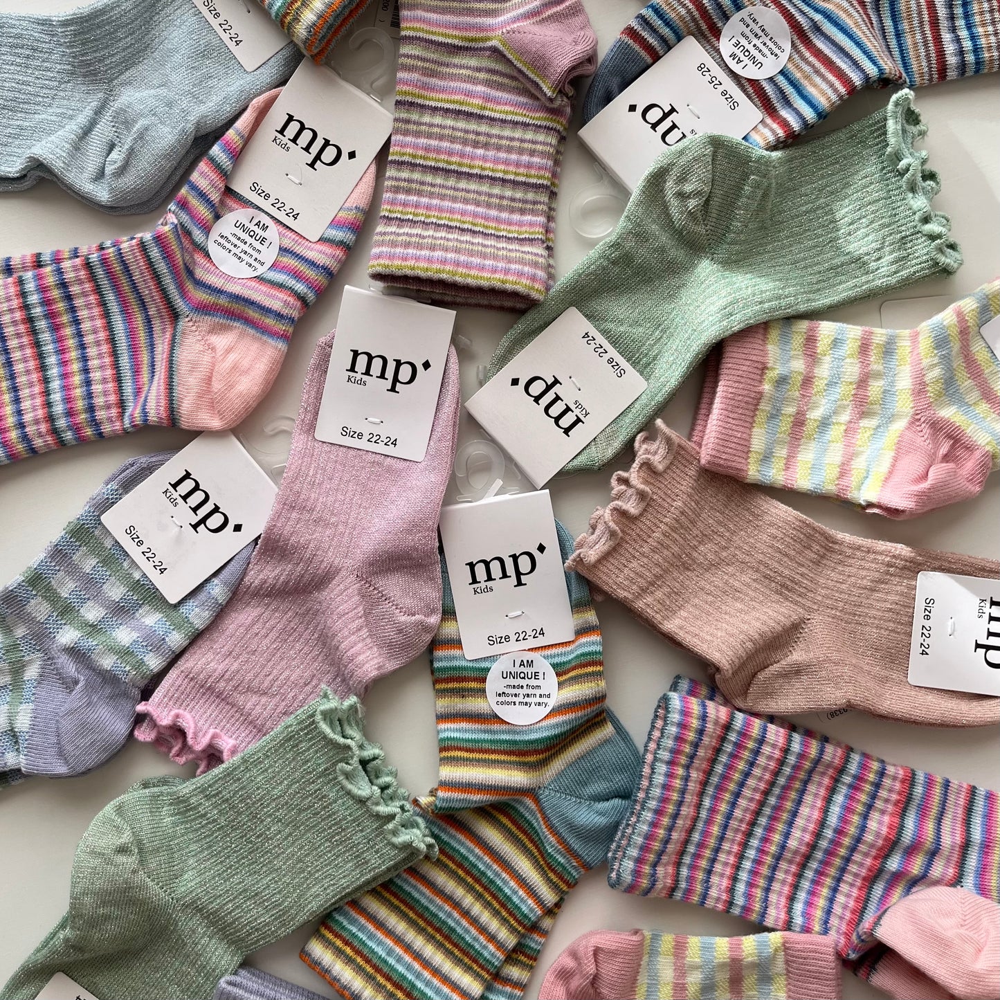 mp Denmark / Bille socks Silver Pink