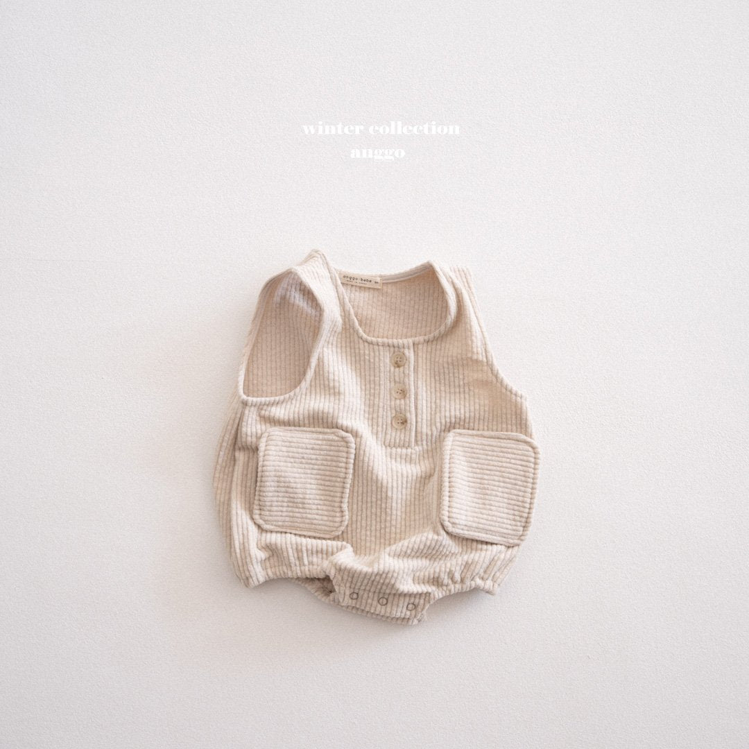 (予約) anggo / Pocky overall romper