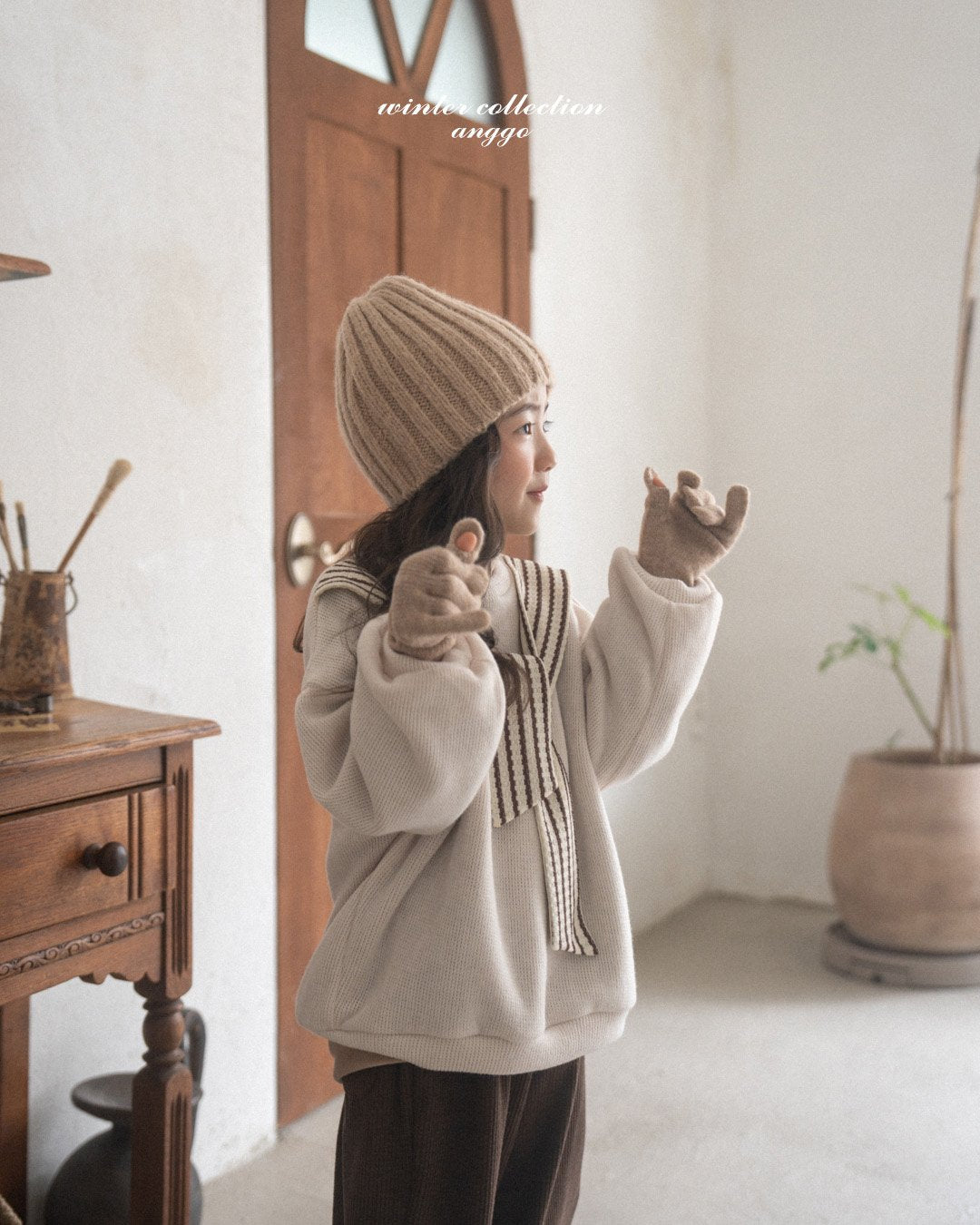 (予約) anggo / Knit groves