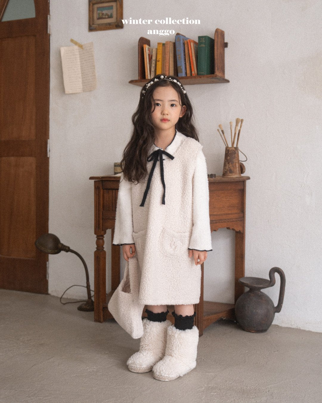 (予約) anggo / Yogurt dress