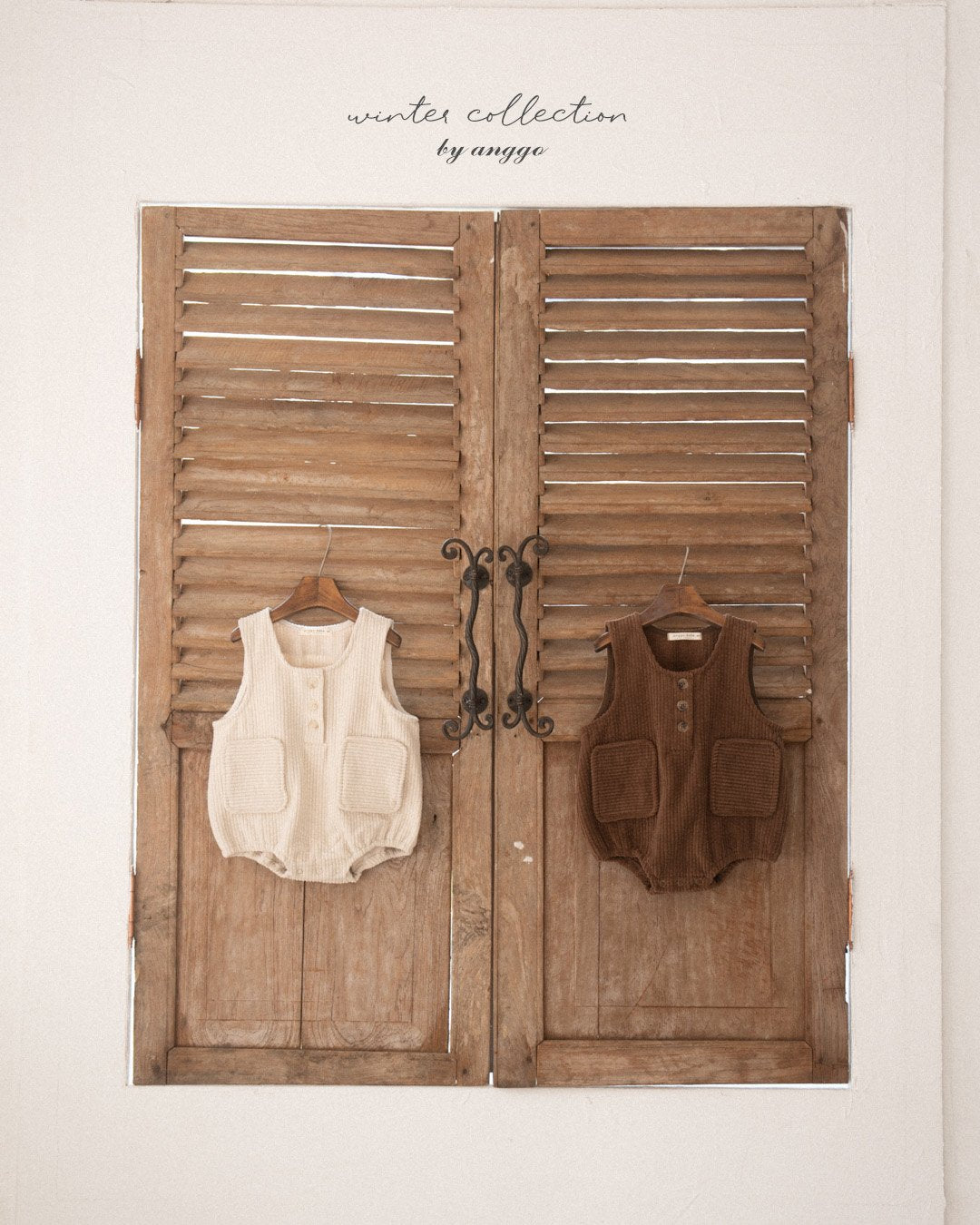 (予約) anggo / Pocky overall romper