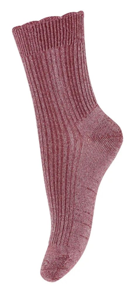 mp Denmark / Celosia glitter socks MAROON