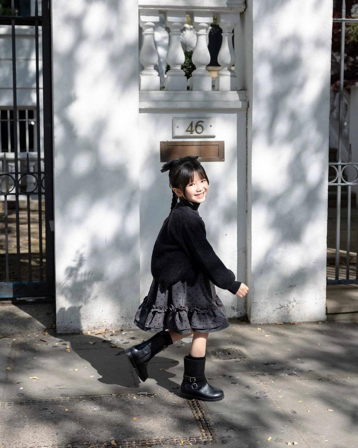 (送料無料)wonny ribbon / Heart dot skirt