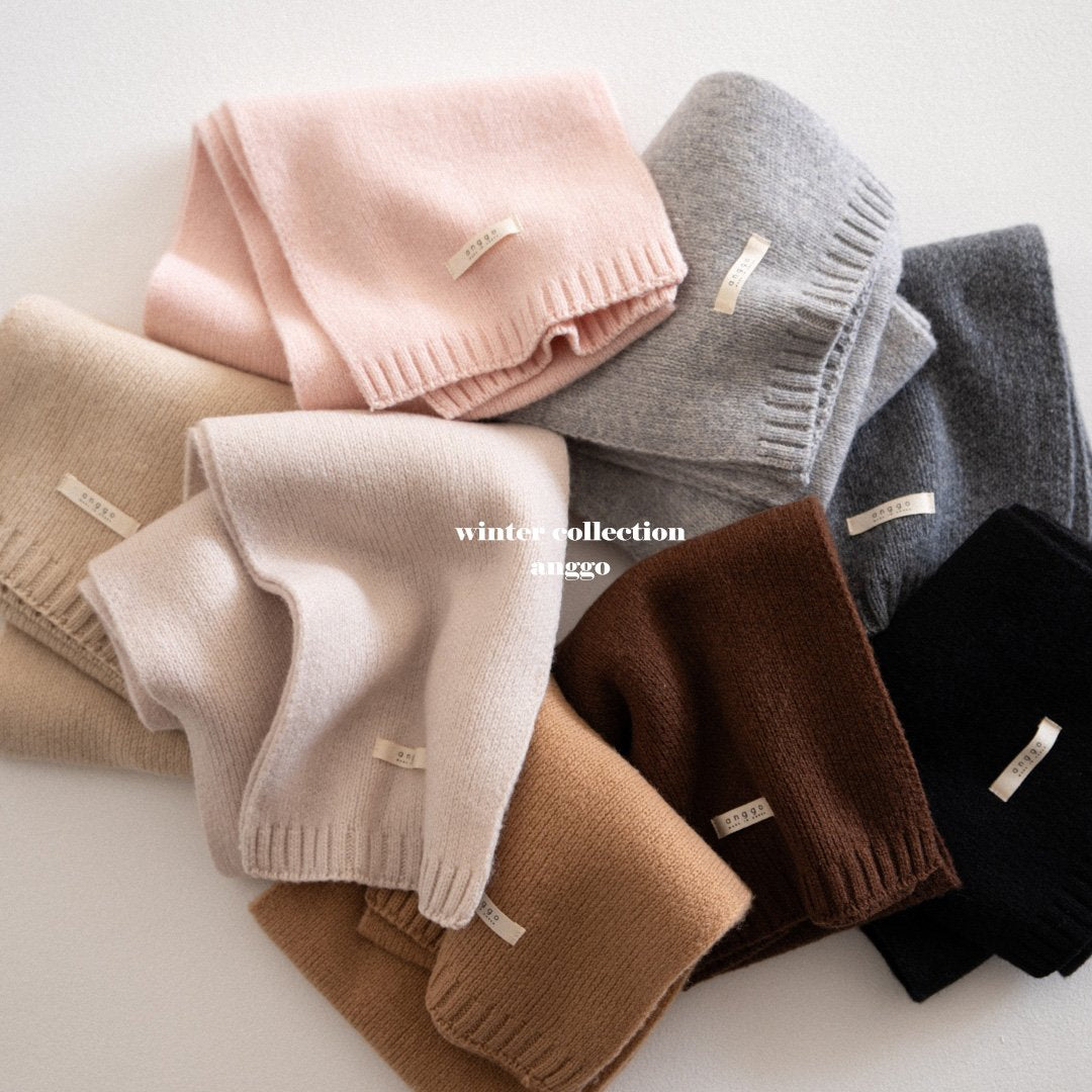 (予約) anggo / Knitwear muffler