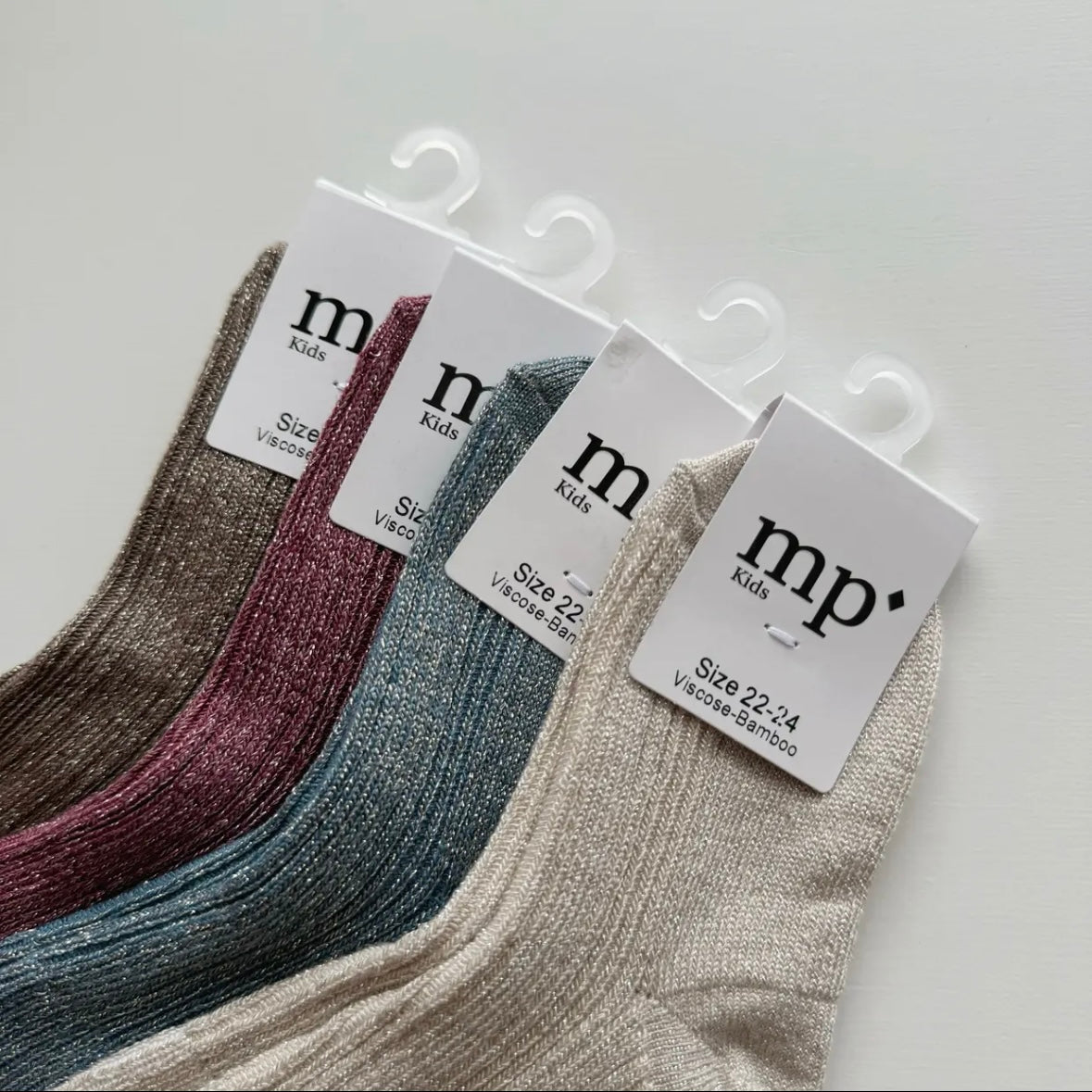 mp Denmark / Celosia glitter socks ECRU
