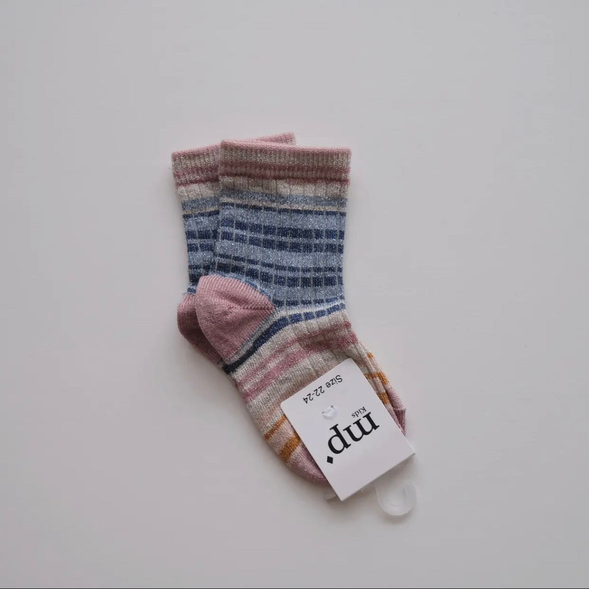 mp Denmark / Vilma glitter socks SOFT MAUVE