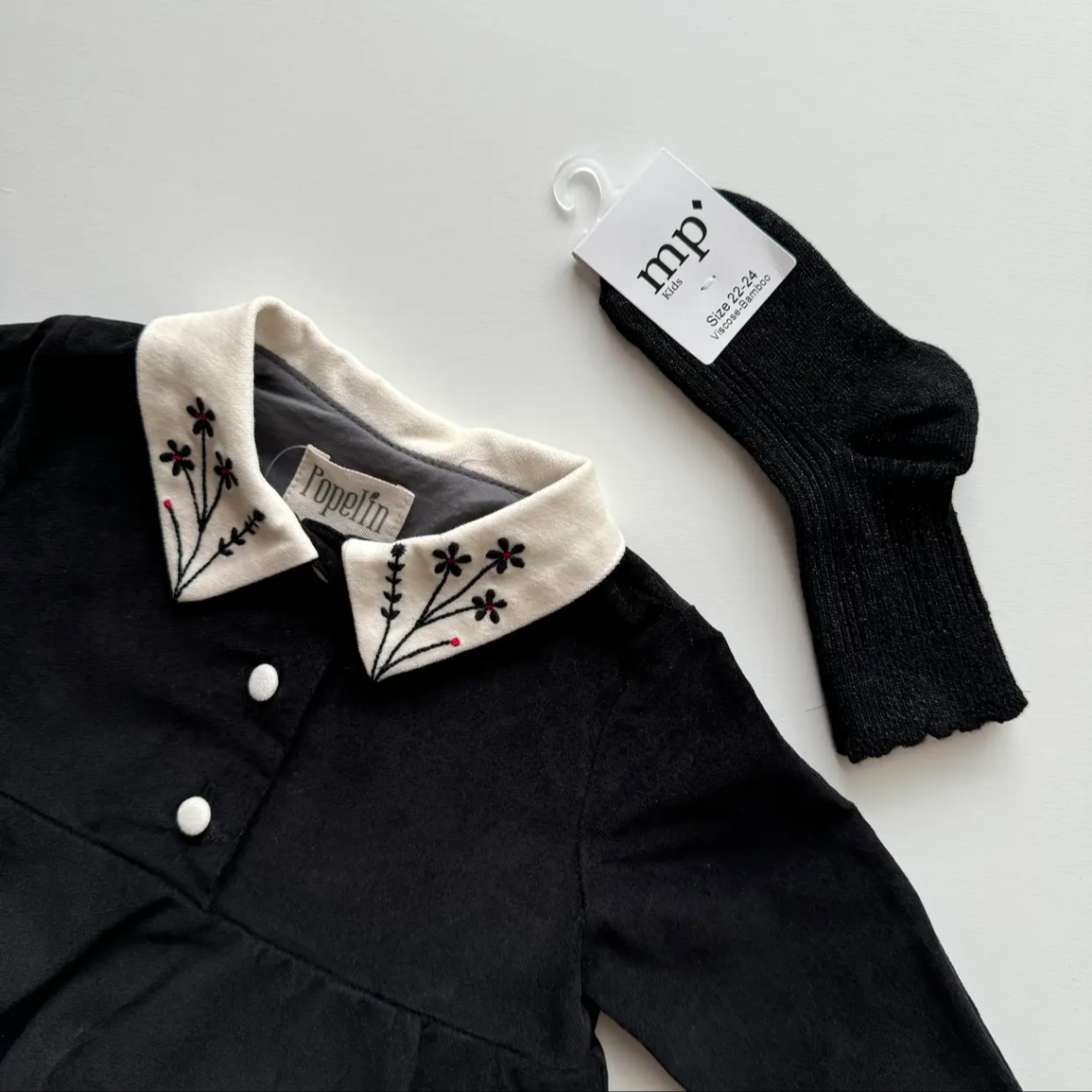 mp Denmark / Celosia glitter socks BLACK