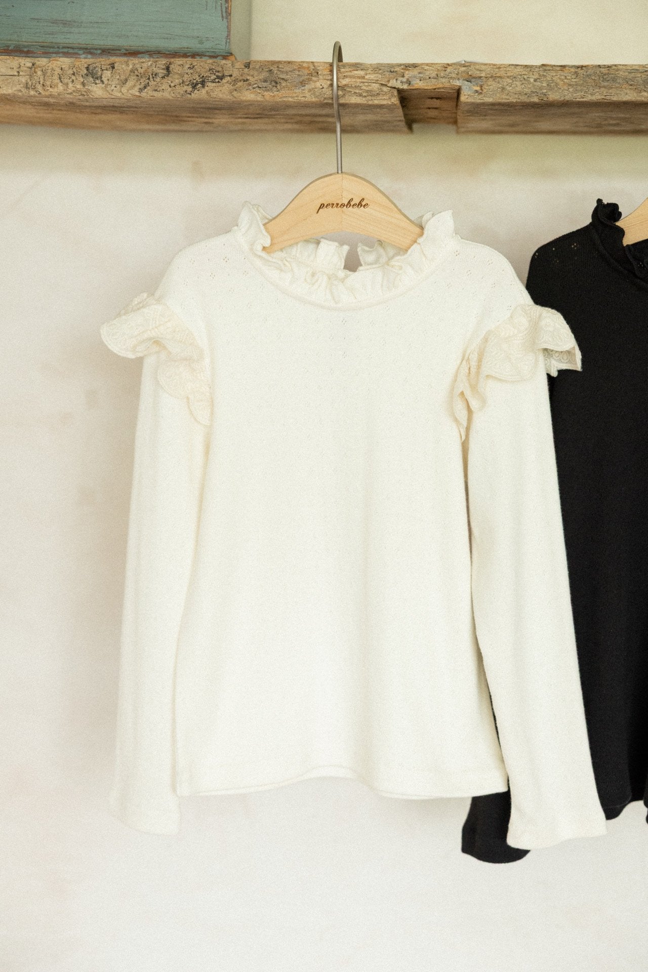 (予約)perro bebe / Laurel T - cream