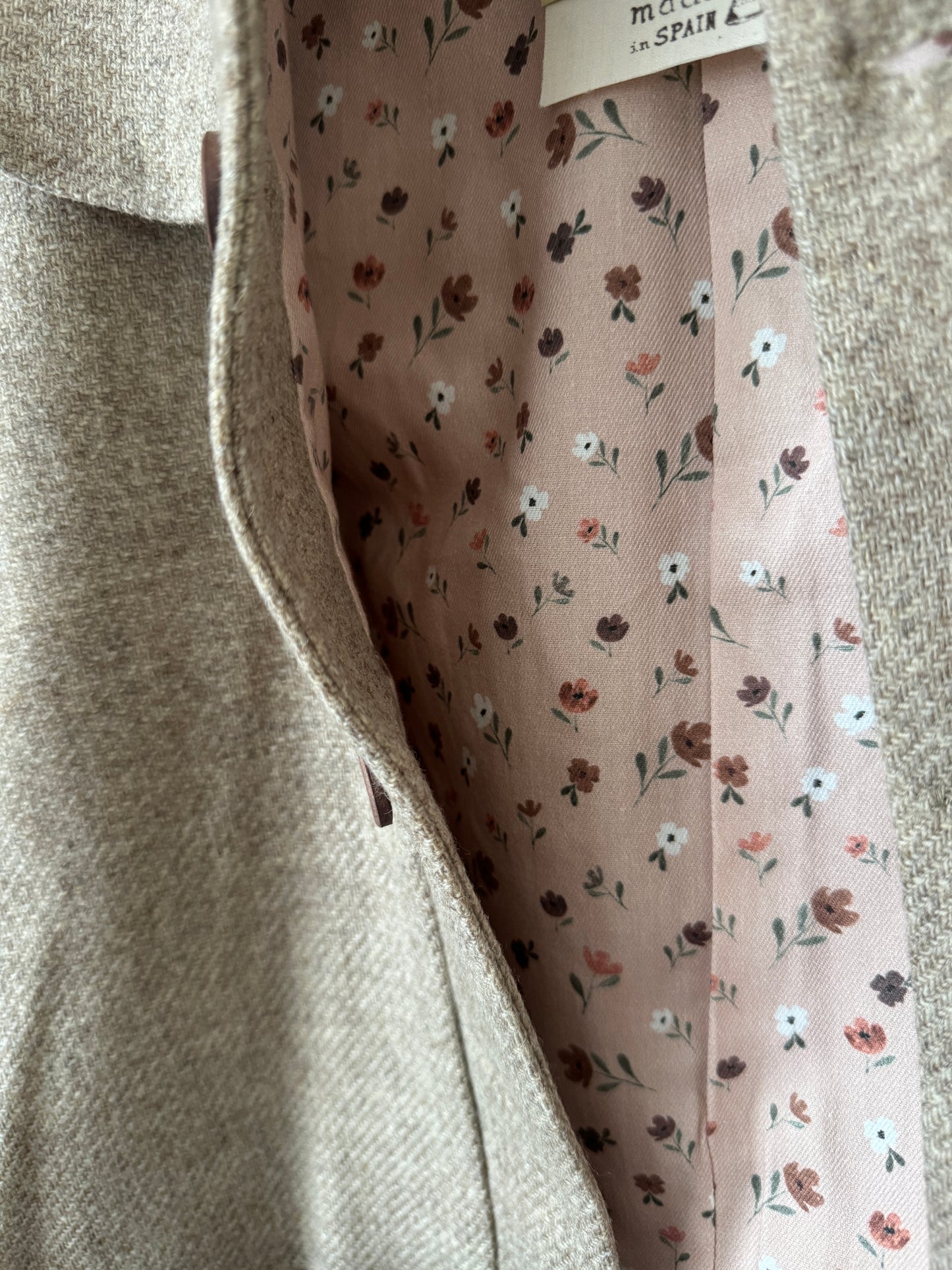 (送料無料)popelin / Stone woollen cape coat